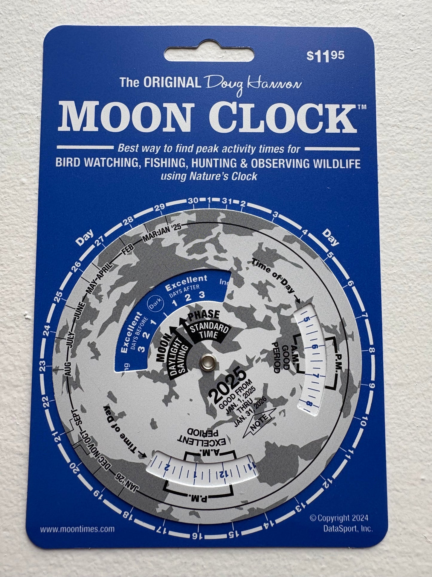 2025 Doug Hannon Moon Clock