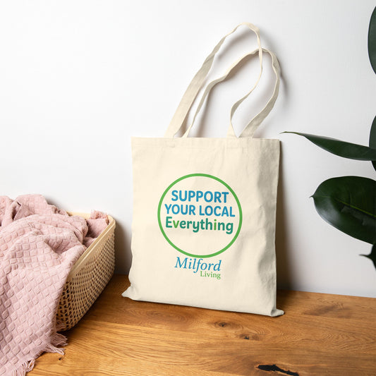 Support Your Local Everything Cotton Canvas Tote Bag - Eco-Friendly Shopping Bag
