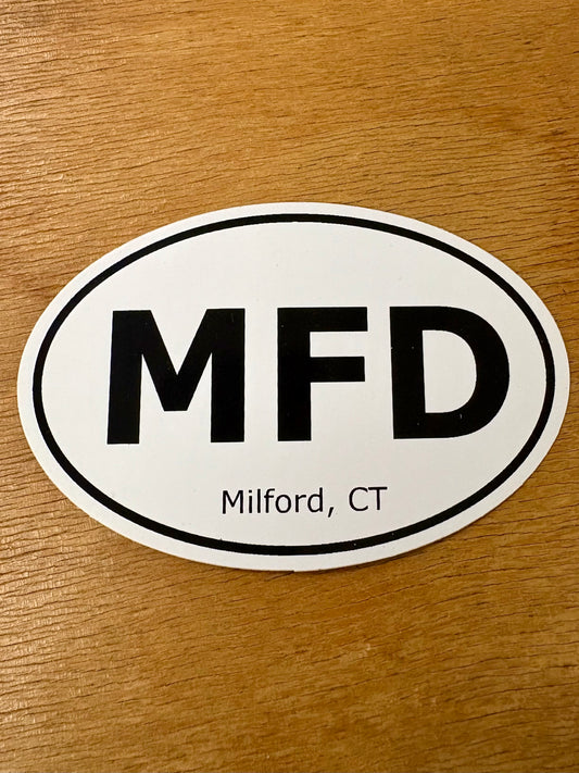 Milford MFD Sticker